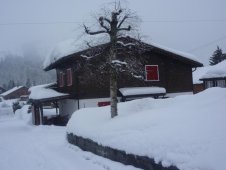 Zufahrt im Winter